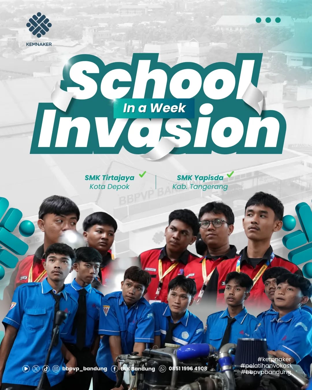 School Invasion: BBPVP Bandung Terima Kunjungan SMK Tirtajaya dan SMK Yapisda