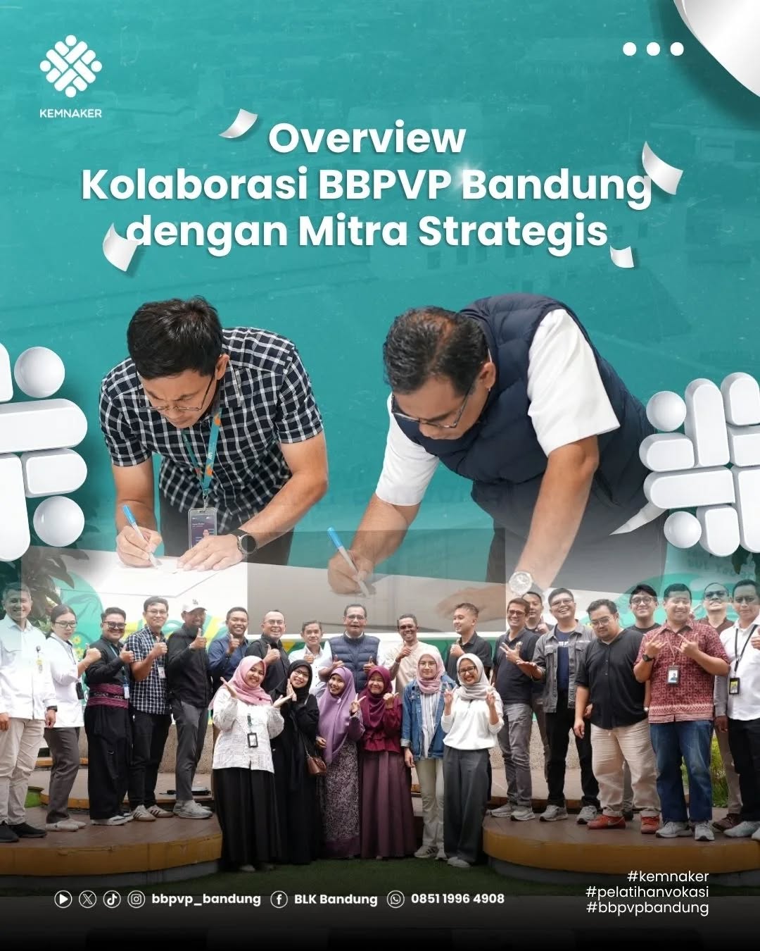 BBPVP Bandung Jalin Kolaborasi Strategis Guna Akselerasi Kualitas Pelatihan Vokasi