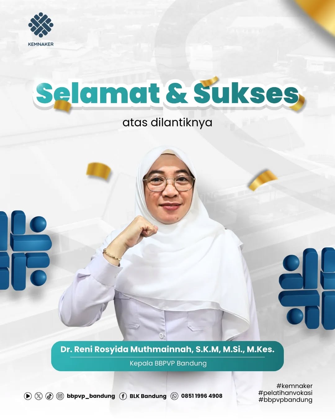 BBPVP Bandung Sambut Kepemimpinan Baru: Dr. Reni Rosyida Muthmainnah Resmi Dilantik Sebagai Kepala Balai
