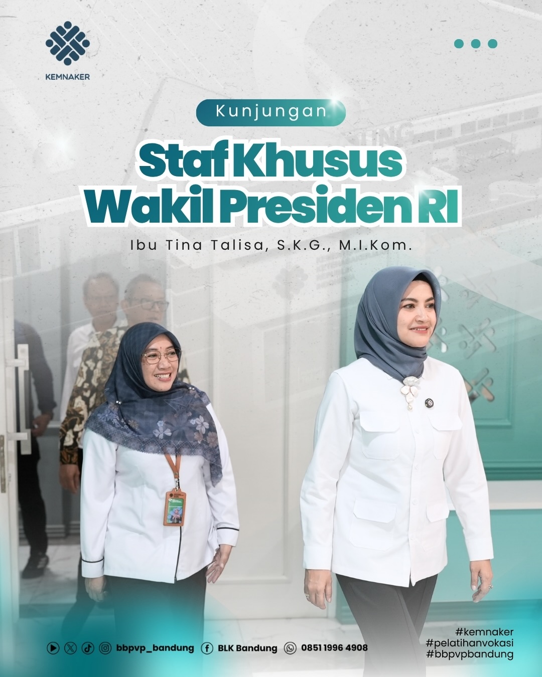 Staf Khusus Wakil Presiden Kunjungi BBPVP Bandung, Bahas Pengembangan Kompetensi Kendaraan Listrik 