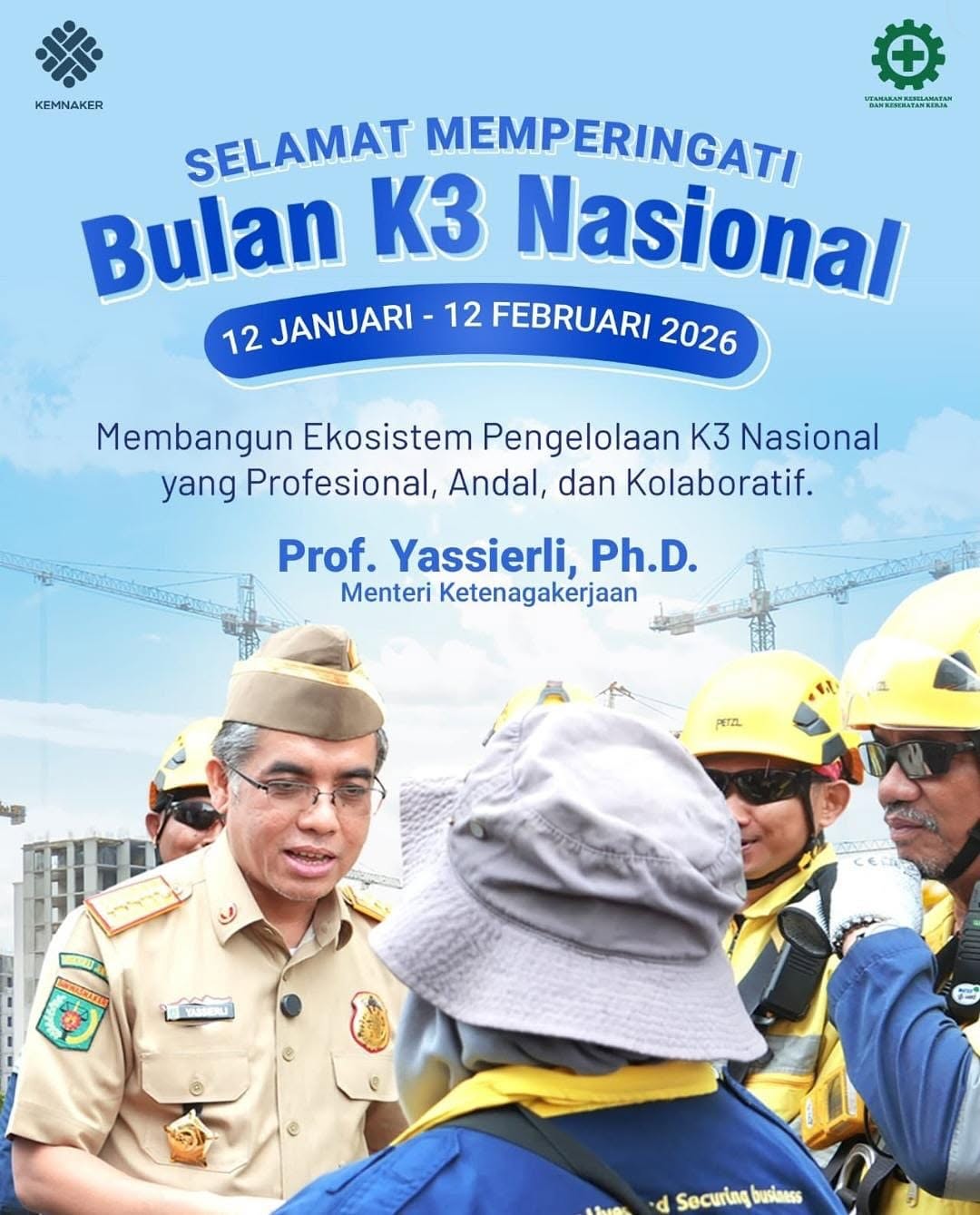 Peringatan Bulan Keselamatan dan Kesehatan Kerja (K3) Nasional Tahun 2026