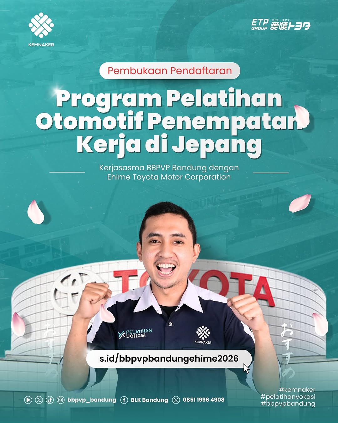 Program Pelatihan Otomotif Penempatan Kerja di Jepang