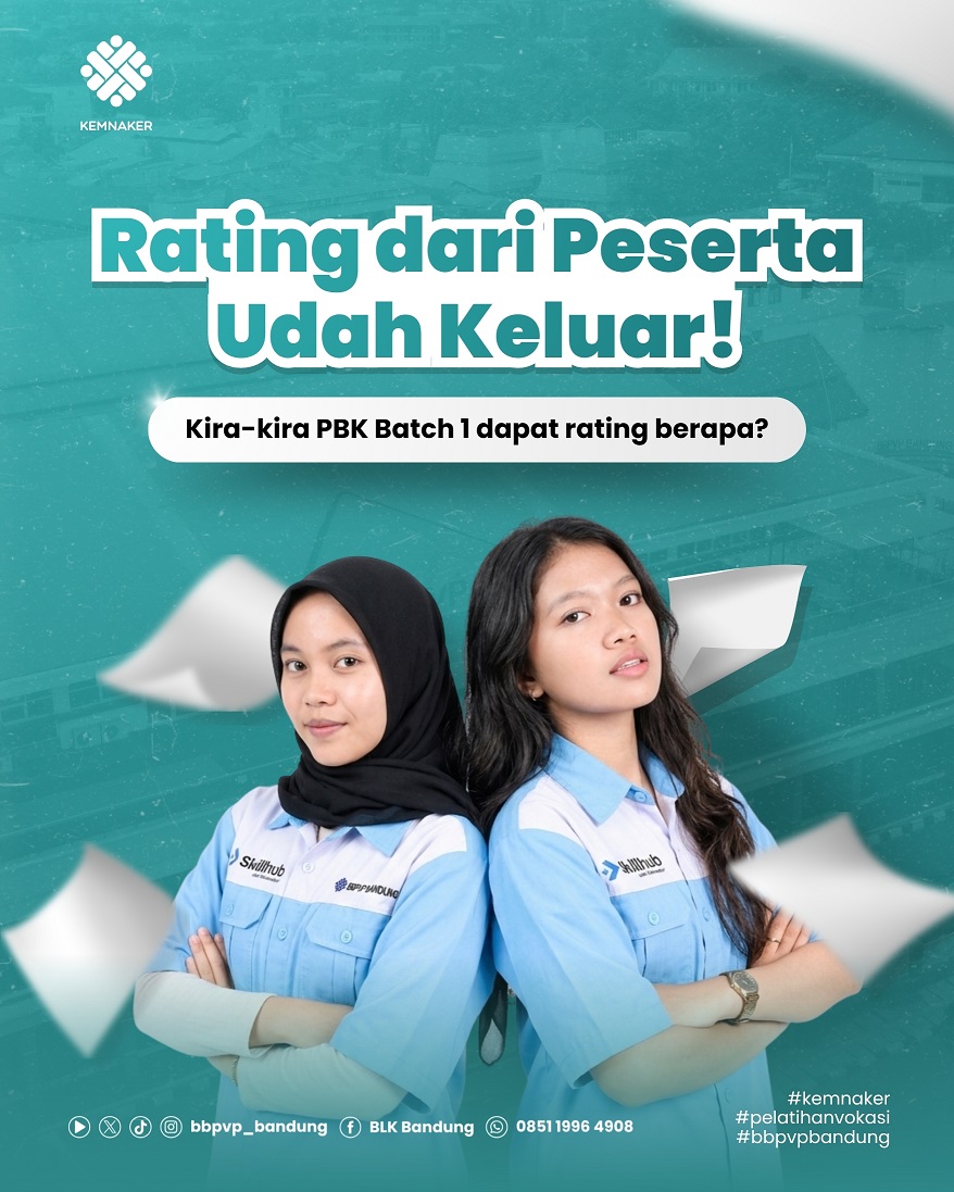 Hasil Survei Kepuasan Masyarakat PBK Batch 1 Tahun 2026, BBPVP Bandung Raih Indeks Kepuasan 4,25 dengan Kategori Sangat Puas