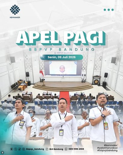 BBPVP Bandung Ikuti Apel Virtual Kementerian Ketenagakerjaan RI, Perkuat Kolaborasi ASN untuk Kemajuan Industri dan Kesejahteraan Pekerja