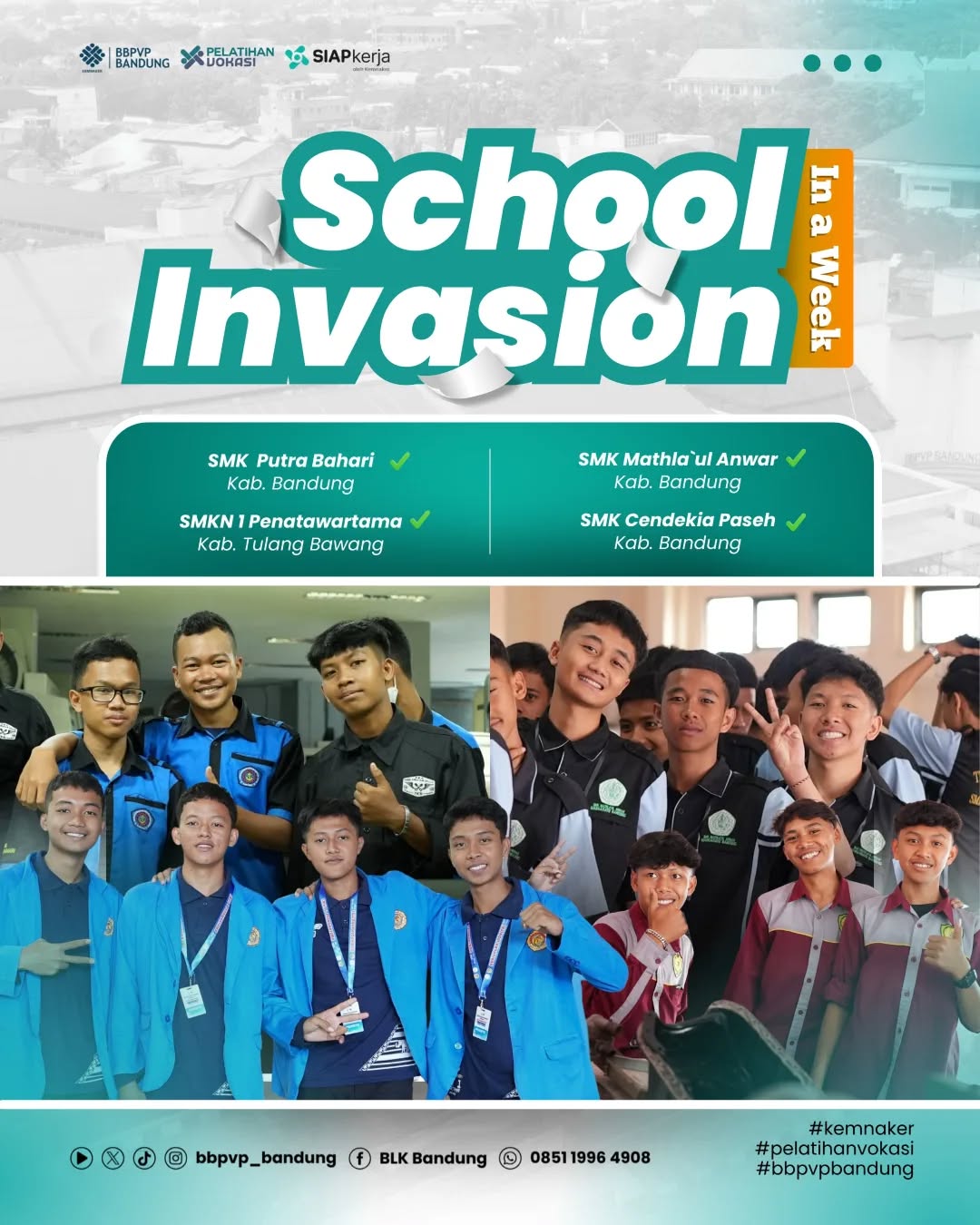 BBPVP Bandung Terima Kunjungan Edukatif Siswa SMK dalam Program “School Invasion”