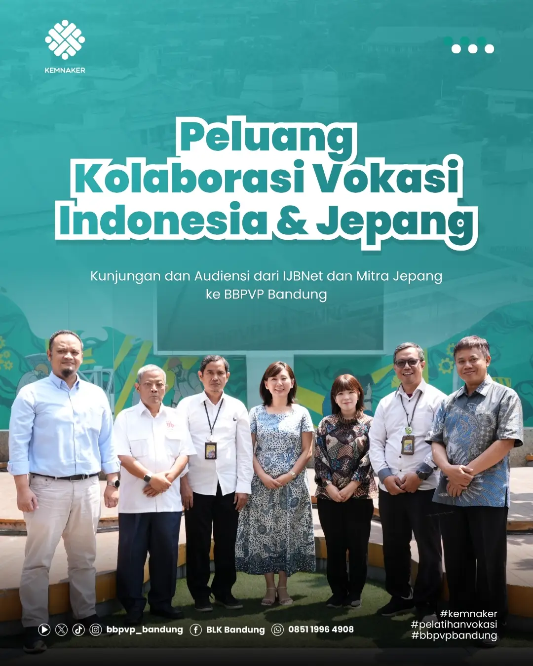 Peluang Kolaborasi Vokasi Indonesia dan Jepang kunjungan dan Audiensi Dari Indonesia Japan Business Network (IJBNet) Bersama Mitra Dari Jepang.