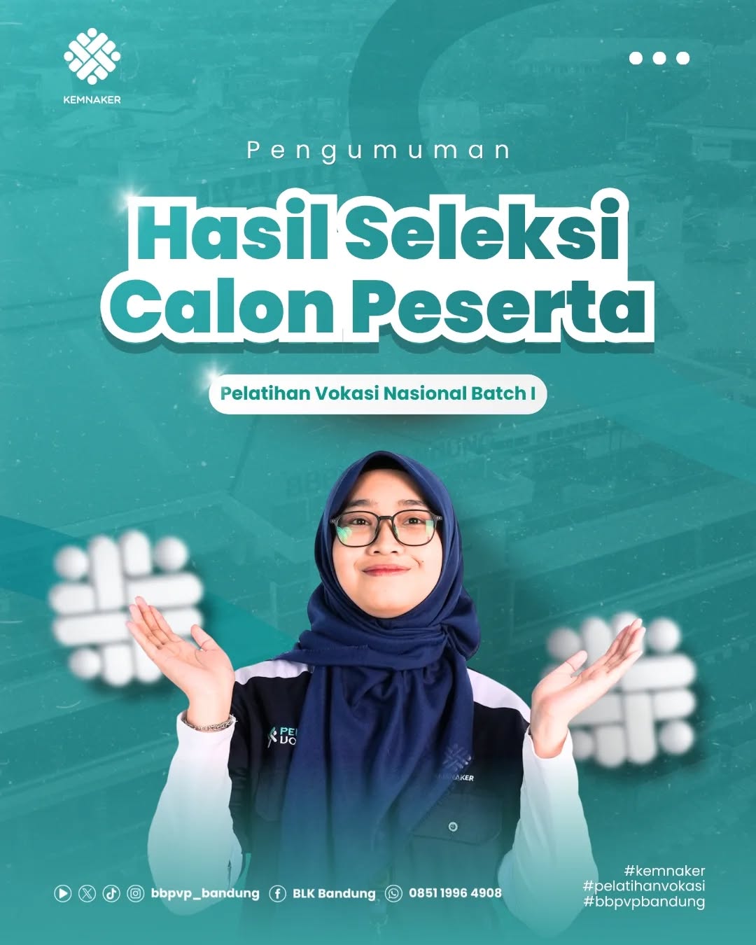 Hasil Seleksi Akhir dan Prosedur Registrasi Peserta Pelatihan Vokasi Nasional Batch 1 Tahun 2026