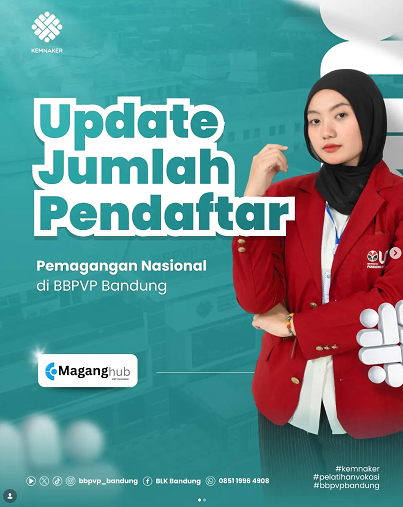 Antusiasme Pendaftar Program Pemagangan Nasional di BBPVP Bandung Terus Meningkat