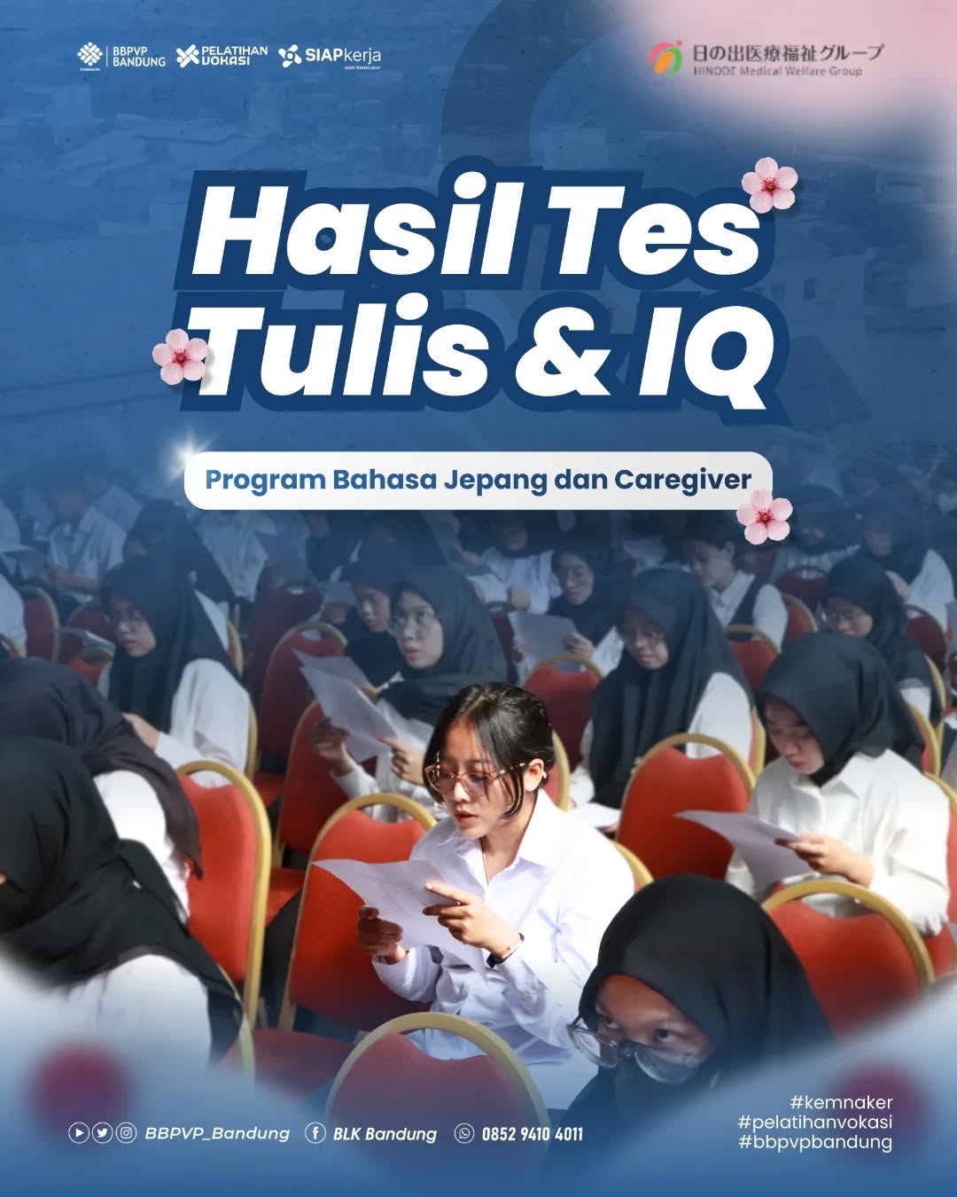 Hasil Tes Tulis & IQ Program Bahasa Jepang dan Caregiver