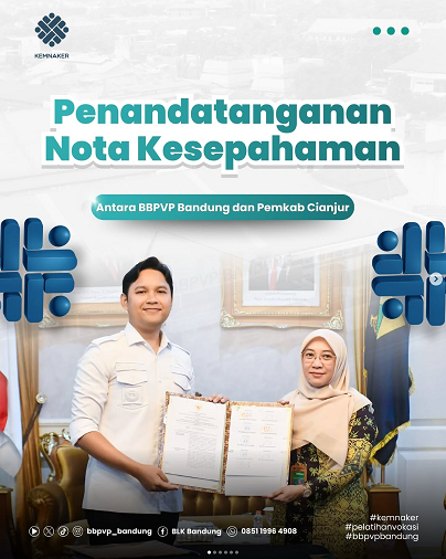 BBPVP Bandung dan Pemerintah Kabupaten Cianjur Jalin Kolaborasi untuk Meningkatkan Kompetensi SDM Siap Kerja